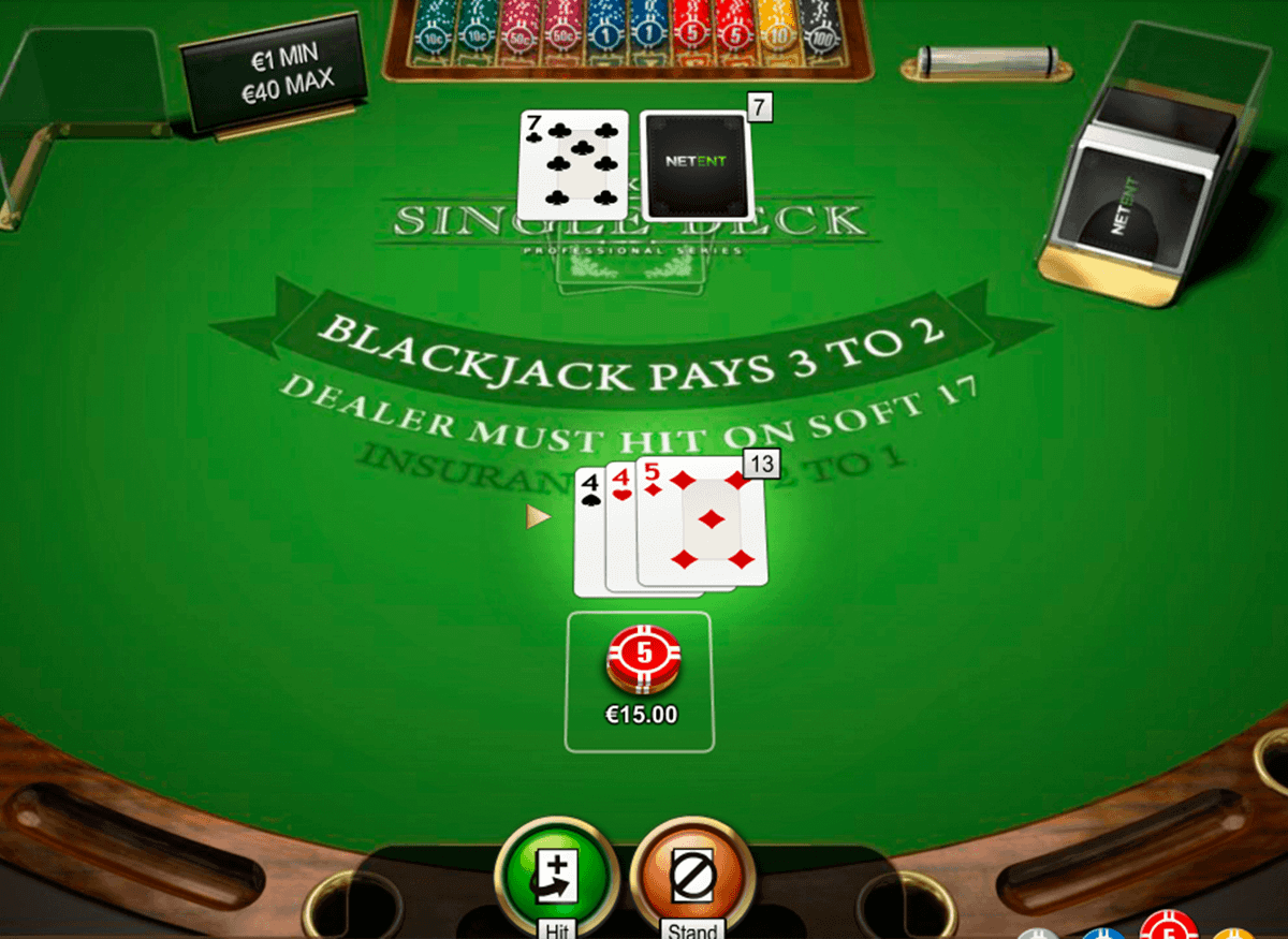 Blackjack online, free for fun